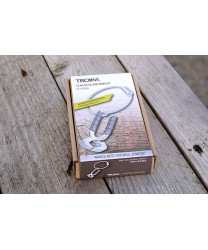 Troika Archive Man's Best Friends Keychain with Clip
