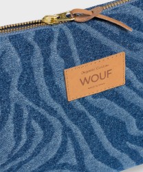 Archivio Wouf Pouch bag bustina, denim sierra