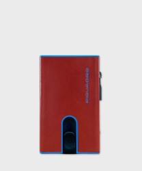 Piquadro Blue Square BL compact wallet for banknotes and coins, 6