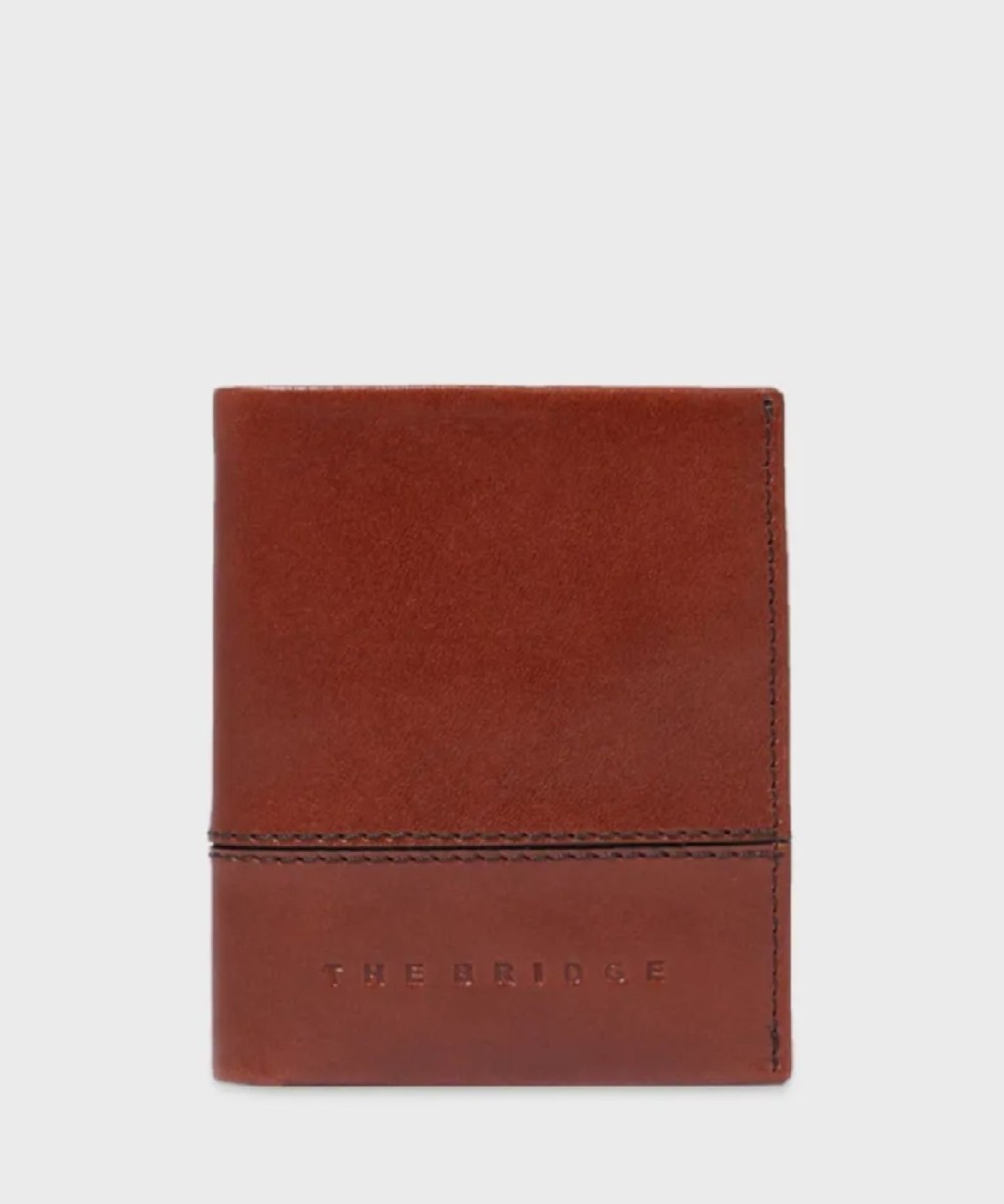 The Bridge Damiano compact wallet 6 cc, brown