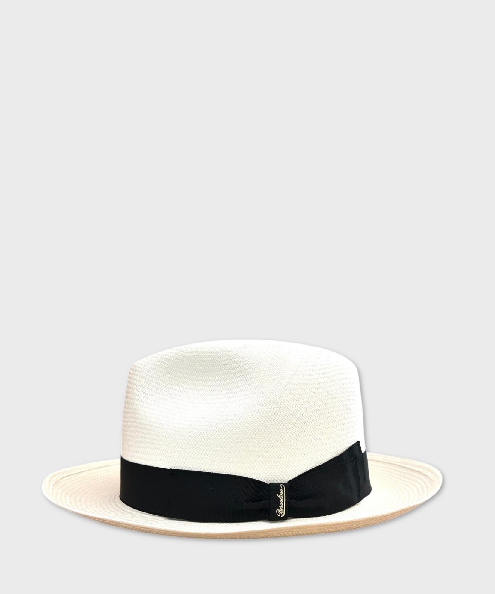 Borsalino Federico cappello Panama fine, bianco