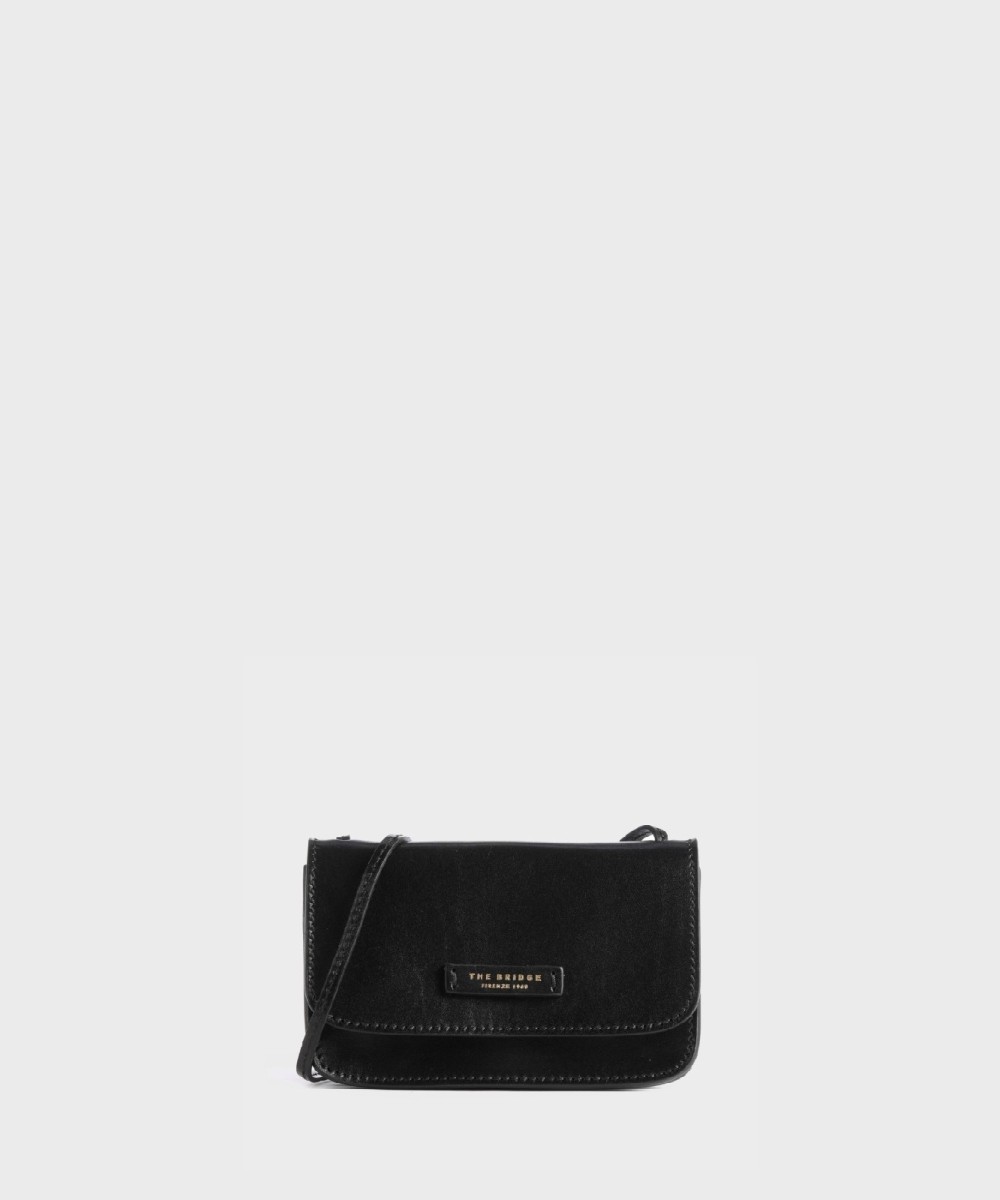 The Bridge Rustica Medium Crossbody Bag, Black