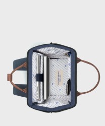 Cabaia Montalivet 14" laptop backpack, aged blue canvas