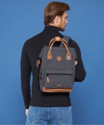 Cabaia Londres 14" laptop backpack, black melanged