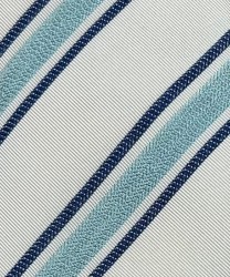 Arcuri three fold tie in cotton and silk, unlined, white and