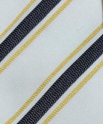 Arcuri three fold tie in cotton and silk, unlined, black and