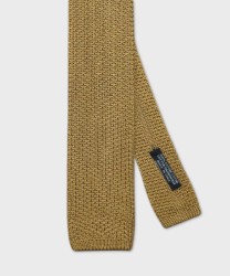 Petronius 1926 wide knit cotton tie, straight