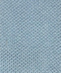 Petronius 1926 straight cotton knitted tie, light blue