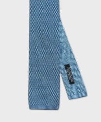 Petronius 1926 two-tone straight cotton knitted tie