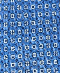 Arcuri three fold tie in linen and silk, unlined, light blue