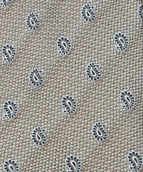 Galise cravatta da cerimonia a tre pieghe in seta jacquard