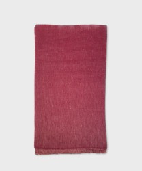 Arcuri cashmere and linen blend scarf, red