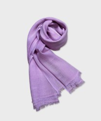 Arcuri cashmere and linen blend scarf, pink