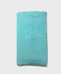 Arcuri cashmere and linen blend scarf, green