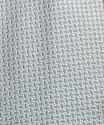 Galise three fold tie in jacquard silk, grey off white
