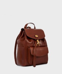 The Bridge Story zaino in pelle marrone