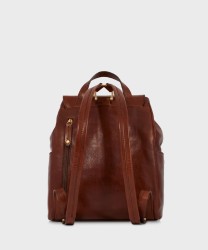 The Bridge Story zaino in pelle marrone