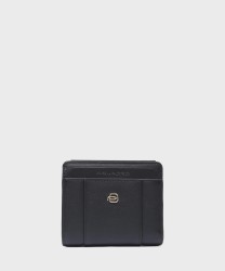 Piquadro Circle wallet with coin purse, black
