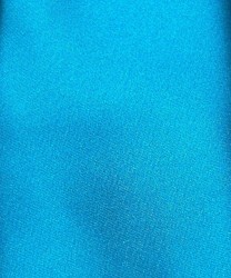 Galise three fold silk tie, solid turquoise