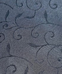 Galise cravatta tre pieghe in seta jacquard, blu rami
