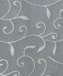 Galise three-fold jacquard silk tie, branch grey