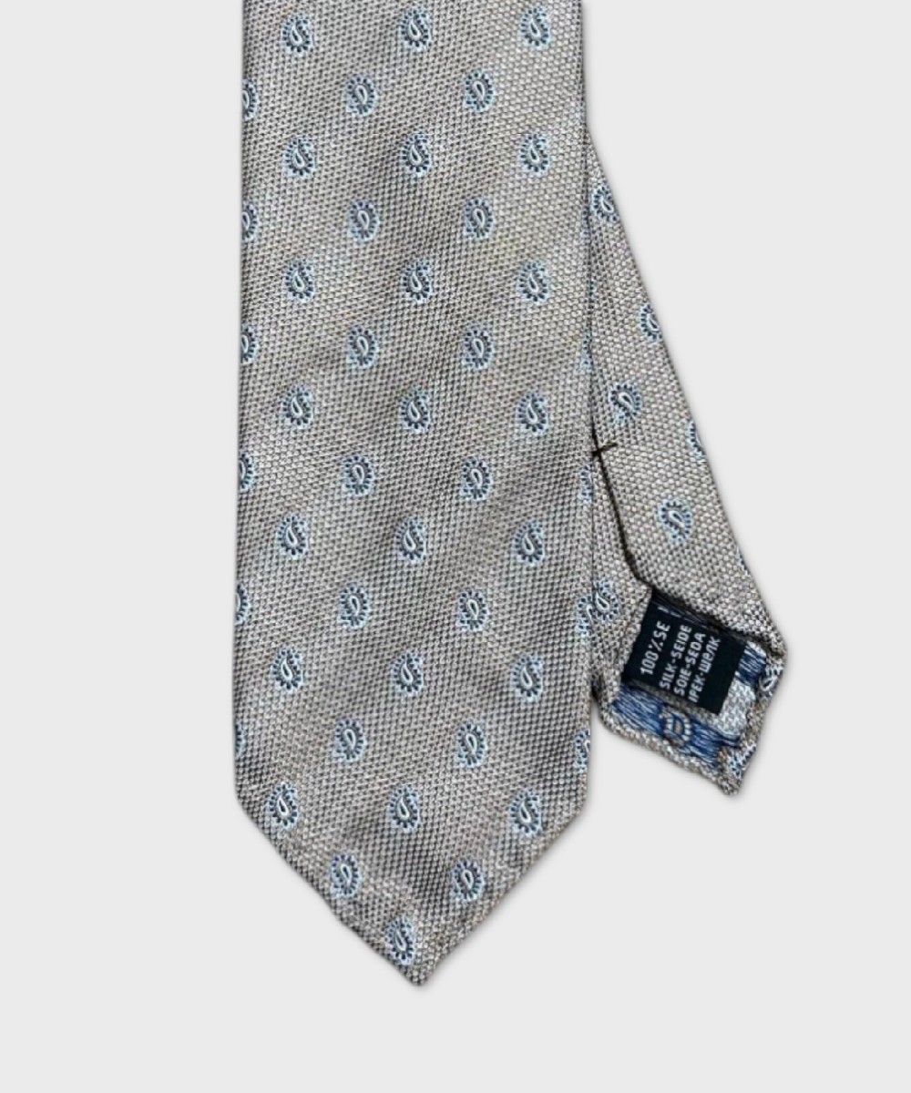 Galise three-fold tie in unlined jacquard silk,...