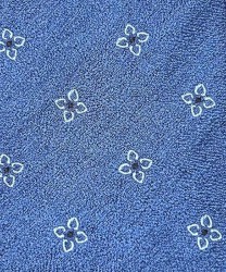 Galise cravatta tre pieghe in seta jacquard sfoderata, azzurro