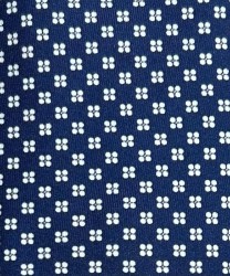 Galise three-fold silk tie, midnight blue