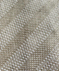 Galise three-fold tie in linen and silk, beige