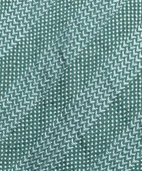 Galise three-fold tie in linen and silk, green