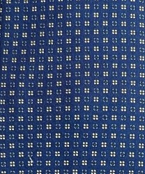 Galise three-fold silk tie, blue pattern