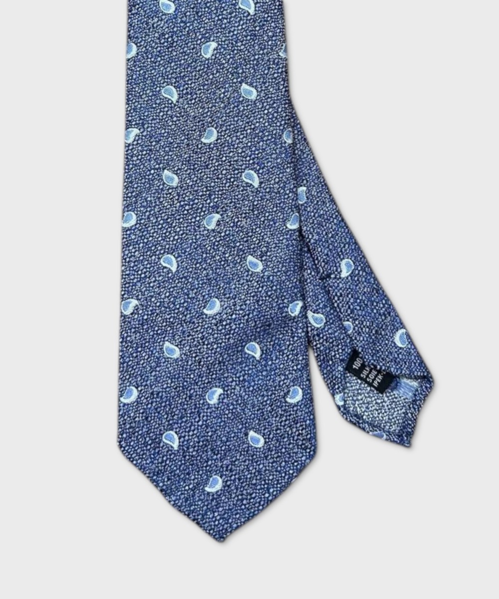 Galise three-fold tie in unlined jacquard silk,...