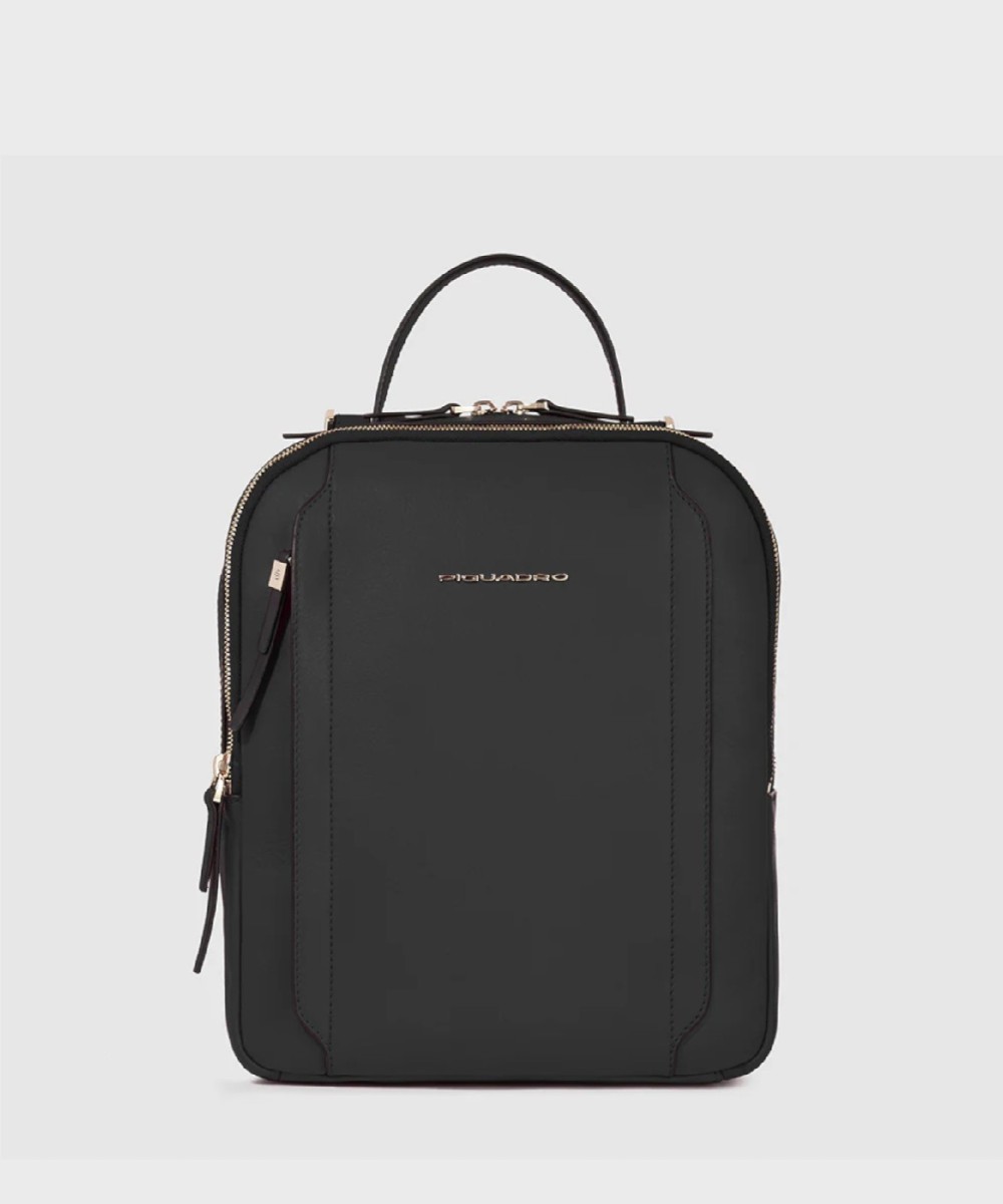 Piquadro Circle zaino in pelle nero