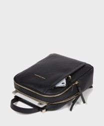 Piquadro Circle zaino in pelle nero