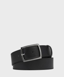 Piquadro Modus belt with shiny buckle, black