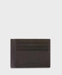 Piquadro Black Square 6+2 cc pouch, dark brown