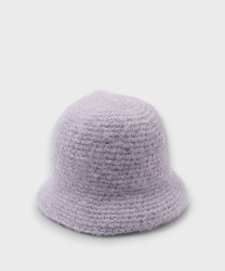 Catarzi Visone Wool Cloche Hat Handmade, Black
