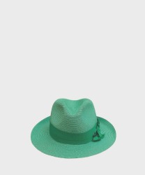 Catarzi Talamone cappello borsalino in maglina con nastro e