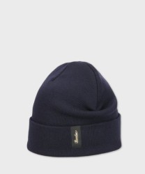 Borsalino Street Beanie berretto in lana vergine rasata, blu