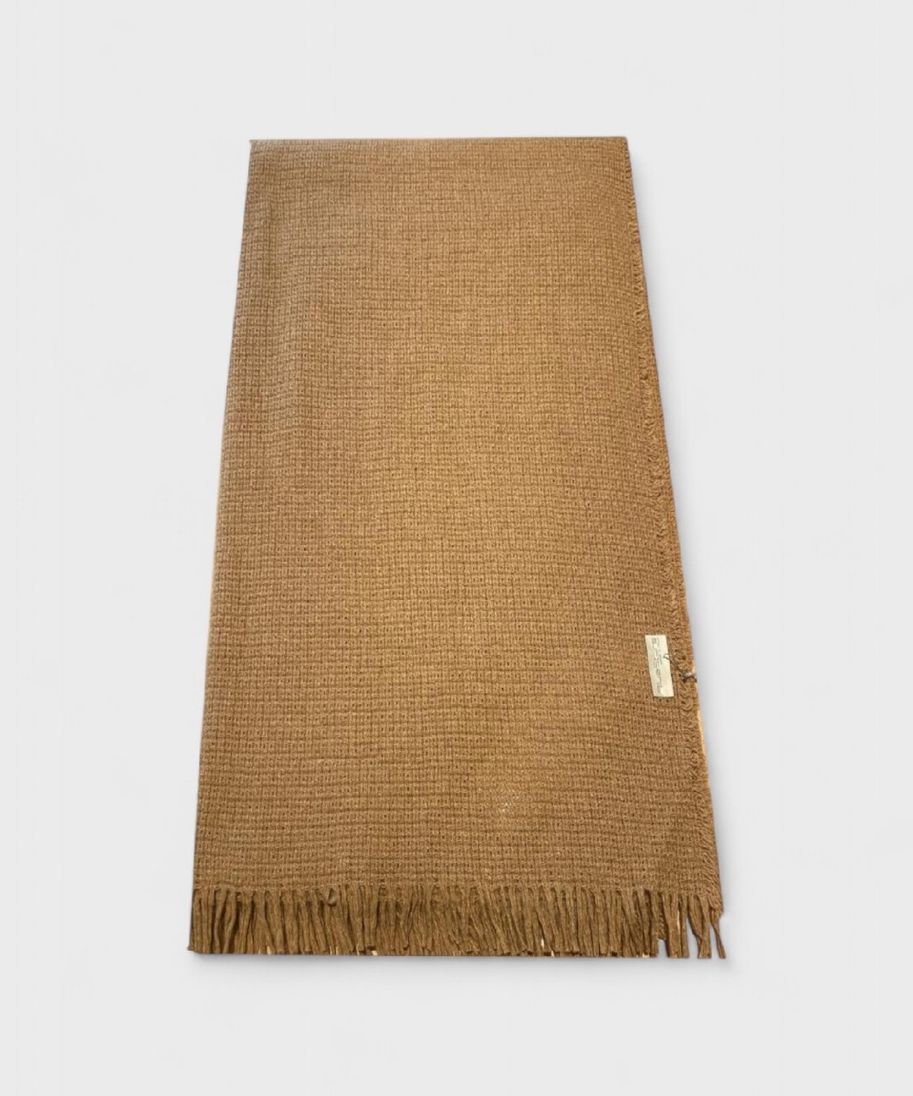 Galise Milazzo sciarpa in misto Cashmere cammello