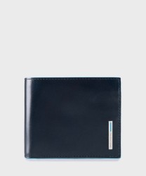 Piquadro Blue Square wallet 6 cc, blue