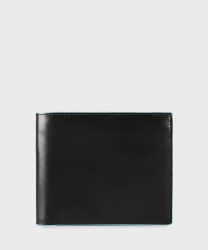 Piquadro Blue Square wallet 6 cc, black
