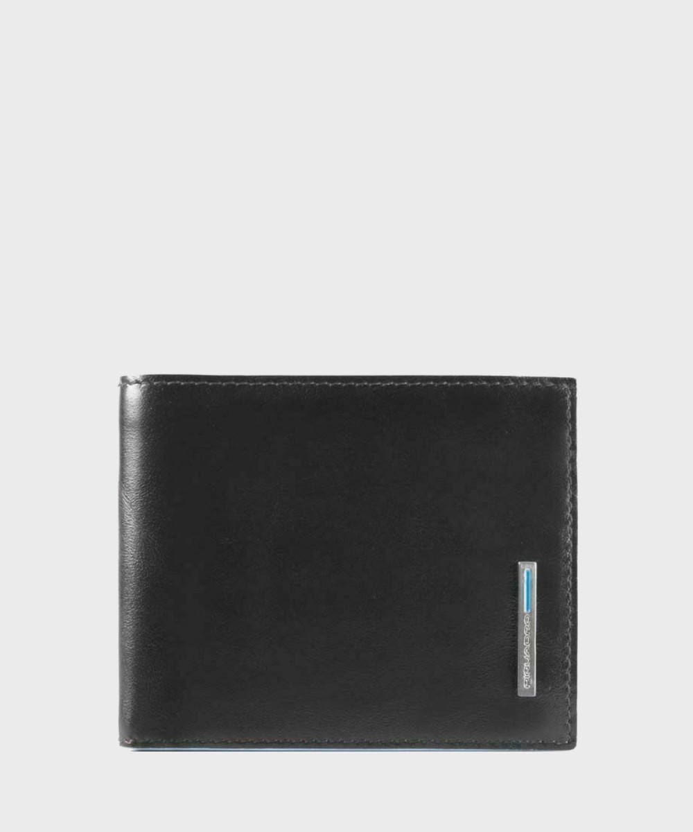 Piquadro Blue Square wallet with coin purse, 3...