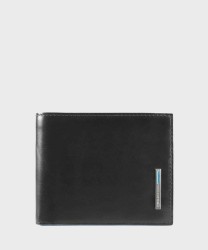 Piquadro Blue Square portafogli con portamonete e 3 cc in pelle