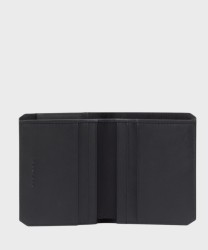 Piquadro Brief2 portafoglio verticale, 6 cc, nero