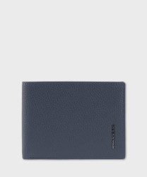 Piquadro Modus Special wallet with 2 compartments and 8 cc, blue