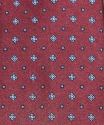Galise three-fold silk tie, burgundy
