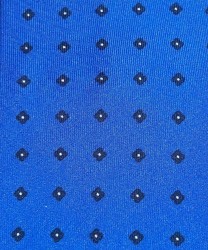 Galise three-fold silk tie, blue