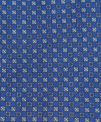 Galise cravatta tre pieghe in seta, blu