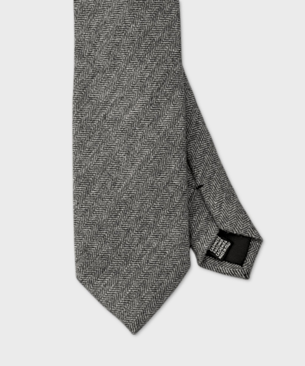 Arcuri cravatta tre pieghe in cashmere, marrone